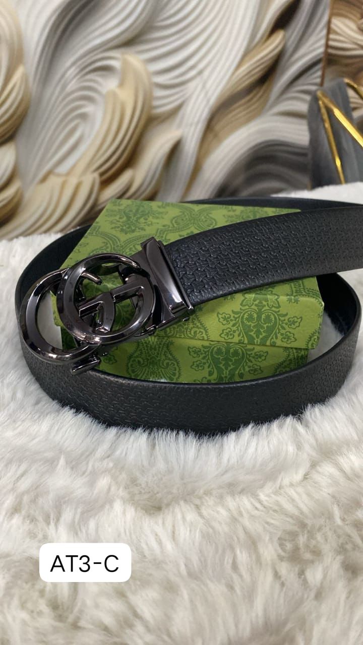 Guc Auto Lock Belt – Premium Leather Designer Belt