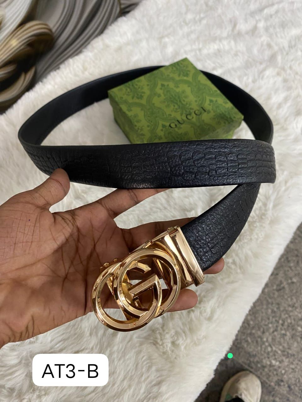 Guc Auto Lock Belt – Premium Leather Designer Belt