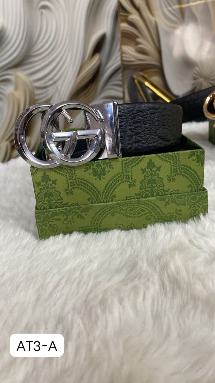 Guc Auto Lock Belt – Premium Leather Designer Belt