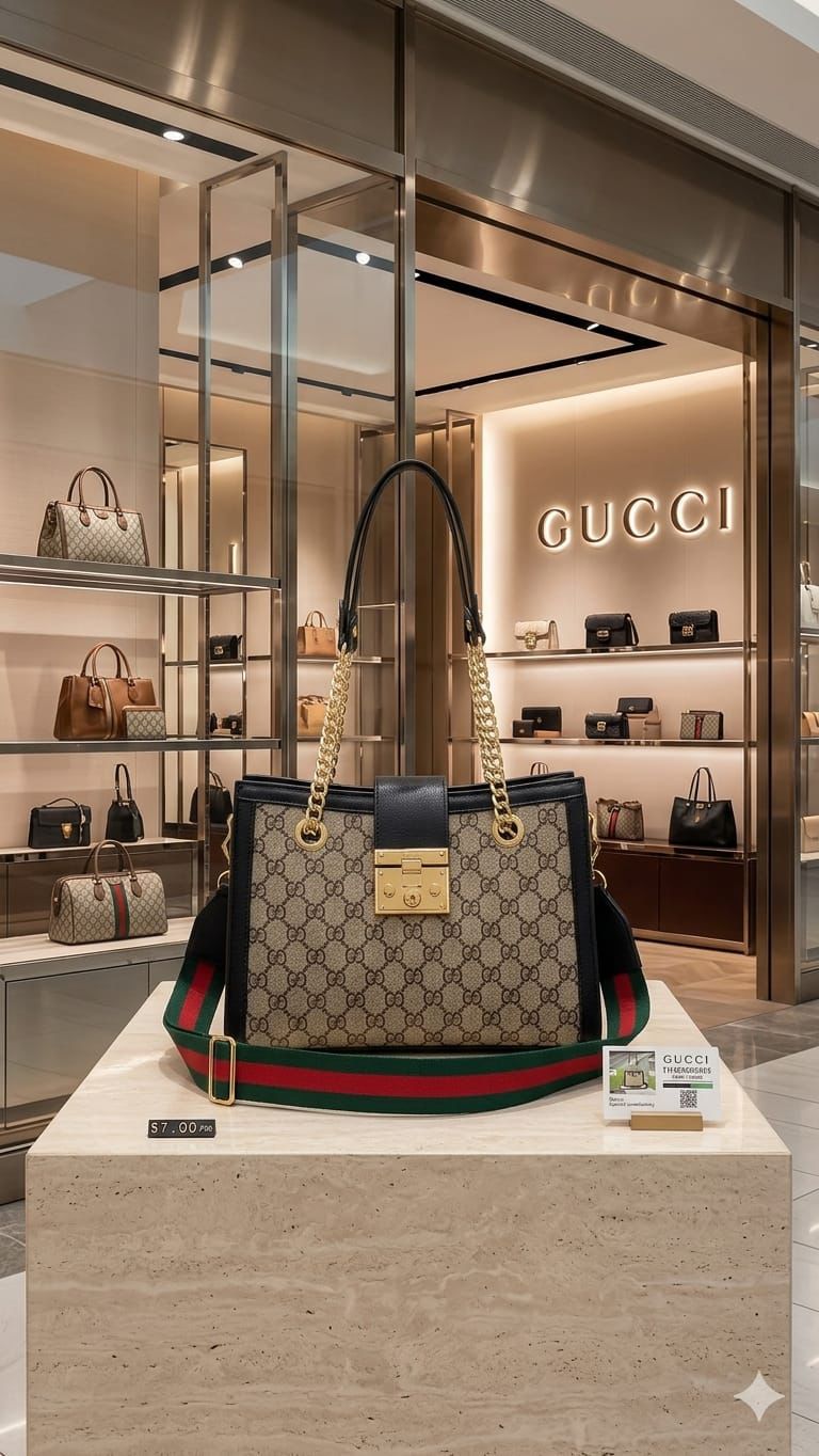 Guc Tote with Supreme Belt &amp; Chain – Premium Designer Handbag