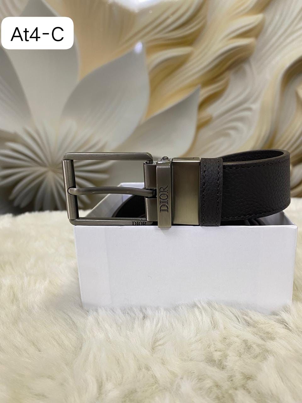 Dio Leather Belt – Premium Designer Belt with Box