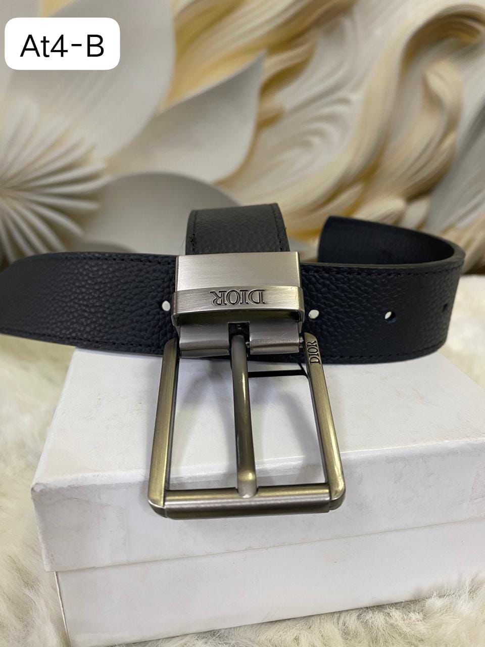 Dio Leather Belt – Premium Designer Belt with Box