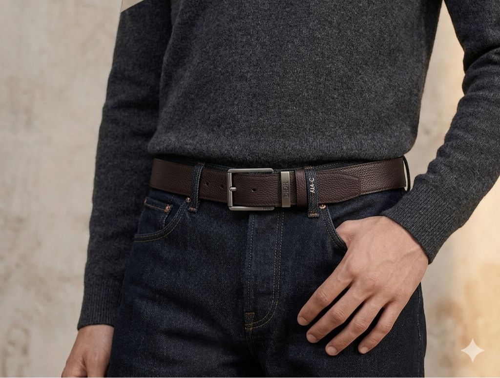 Dio Leather Belt – Premium Designer Belt with Box