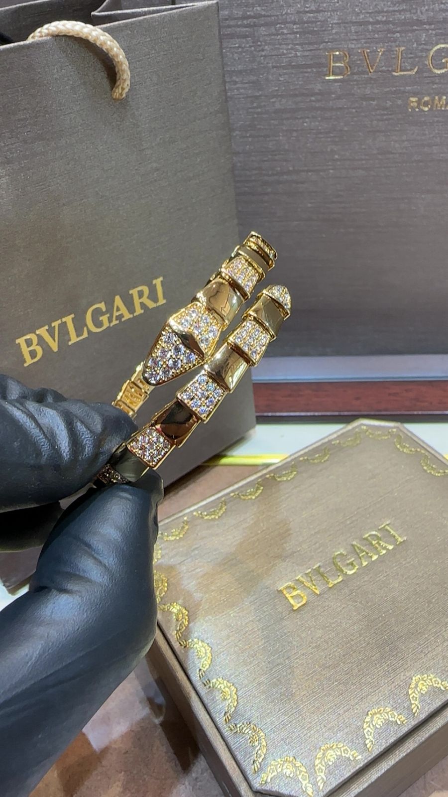 Bvl Gold Bracelet with Ring – Latest Luxury Jewellery Set