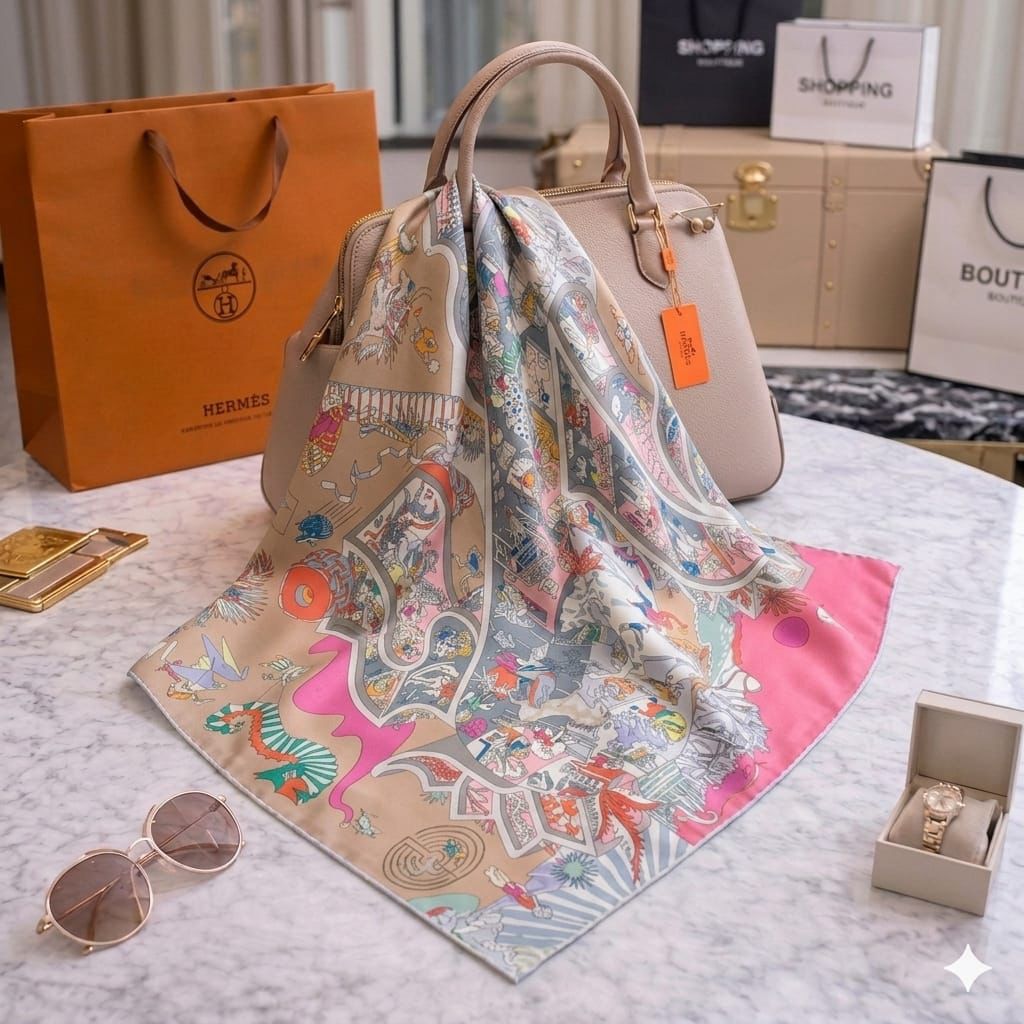 Her Rectangular Silk Stole – Elegant Luxury Collection