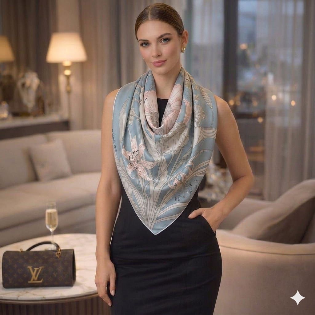 Her Rectangular Silk Stole – Elegant Luxury Collection