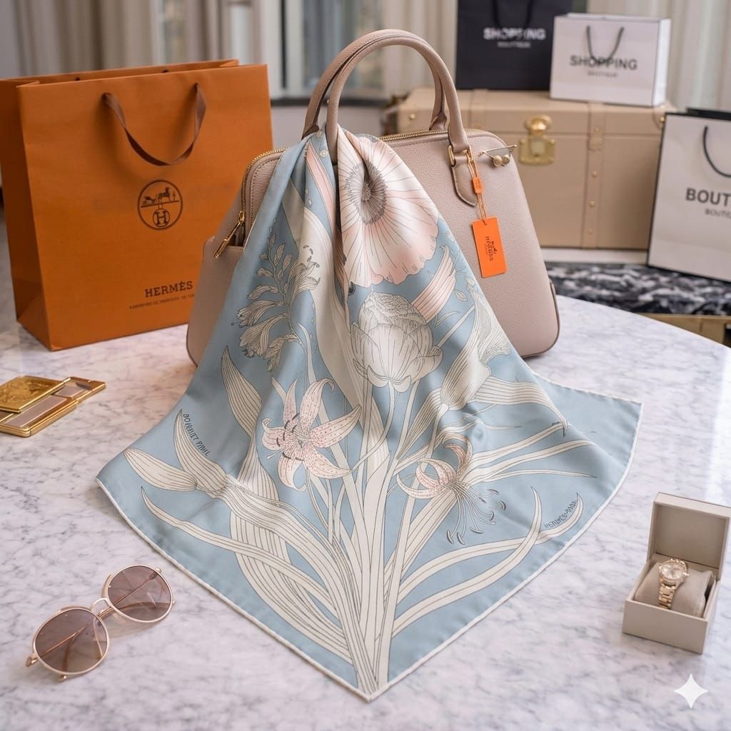 Her Rectangular Silk Stole – Elegant Luxury Collection