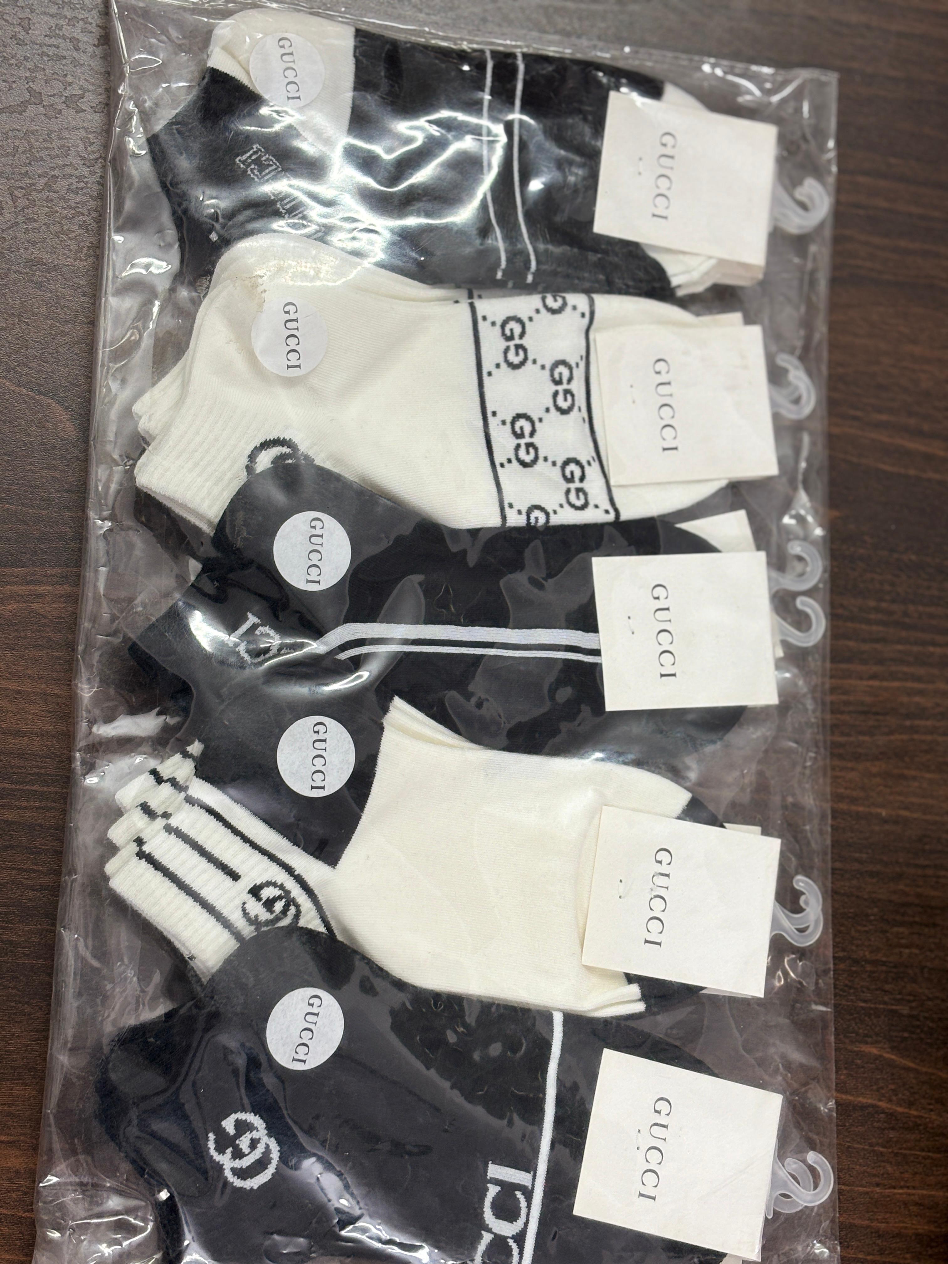 Gucci Inspired Ankle Socks –  (Set of 10 Pairs)
