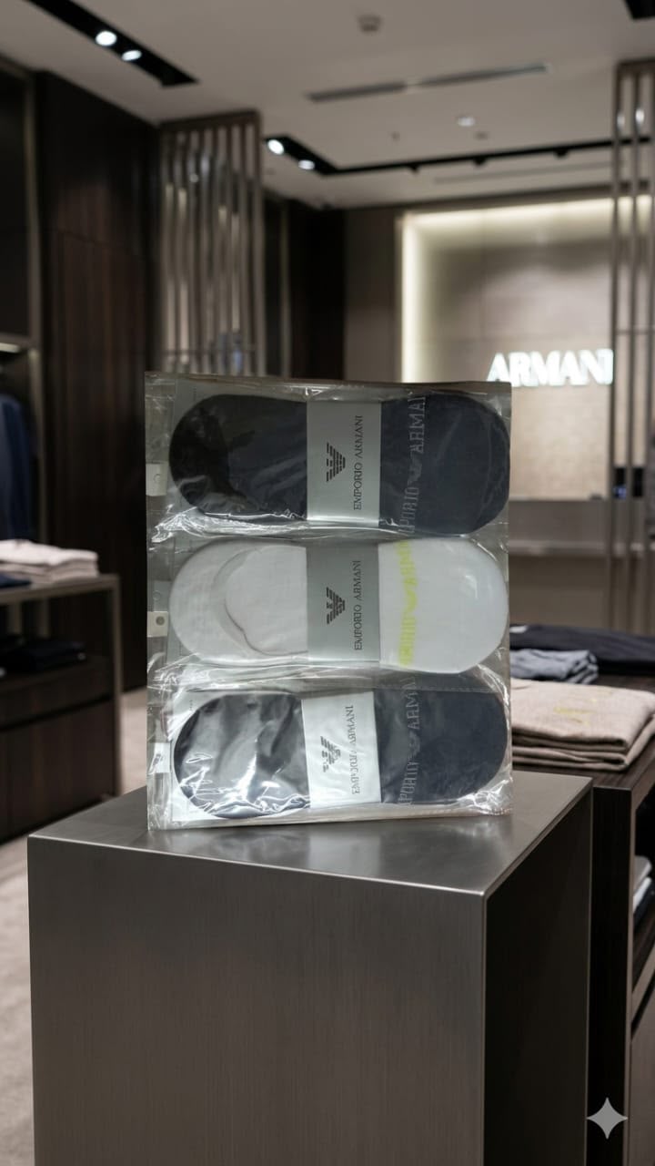Armani Inspired Loafer Socks (Set of 12 Pairs)