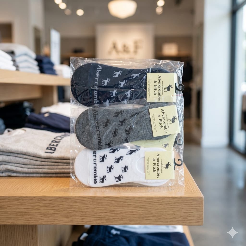 Abercrombie Inspired Loafer Socks (Pack of 12 Pairs)