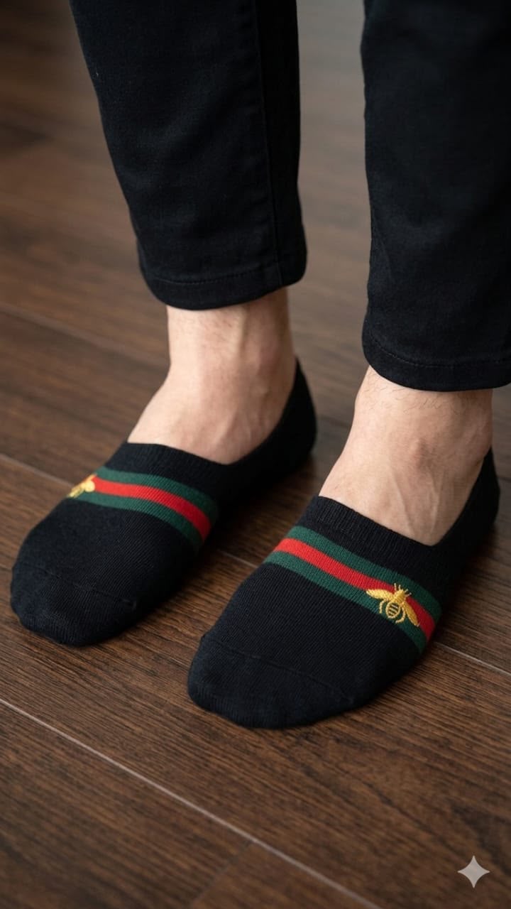 Gucci Inspired Loafer Socks –  (Set of 12 Pairs)