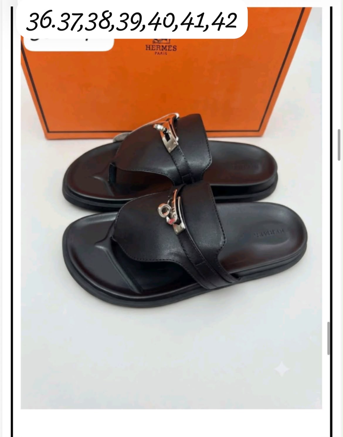 Luxury flat slippers