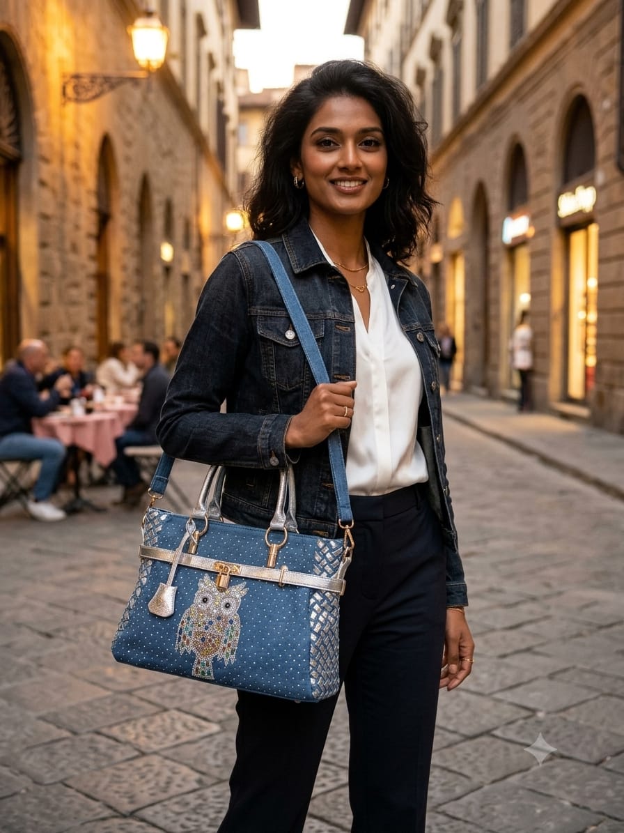 Denim Handbag