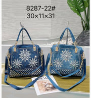 Denim Satchel Bag