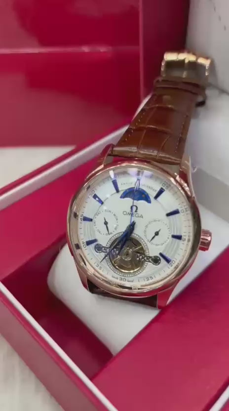 Load video: Omg Automatic Watch for Men – Premium Self-Winding Luxury Watch