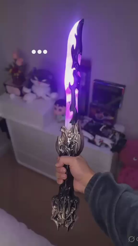 Load video: Kids playing swords with light and sound effect