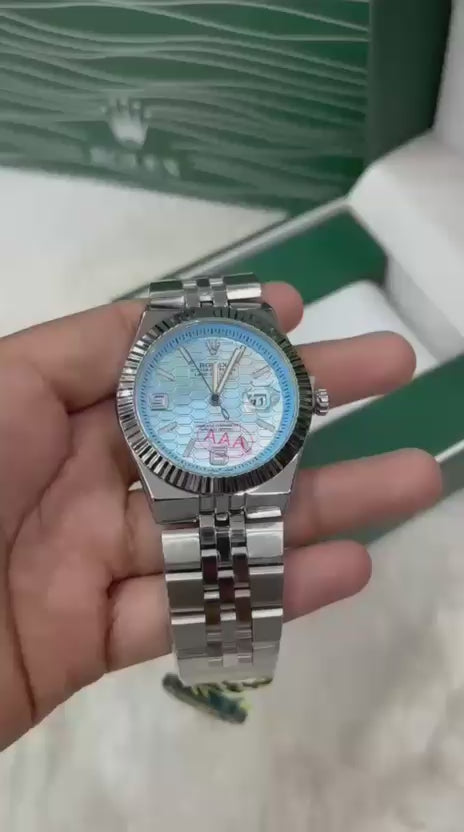 Load video: Rlx Automatic Watch for Men – Premium Luxury Wrist Watch