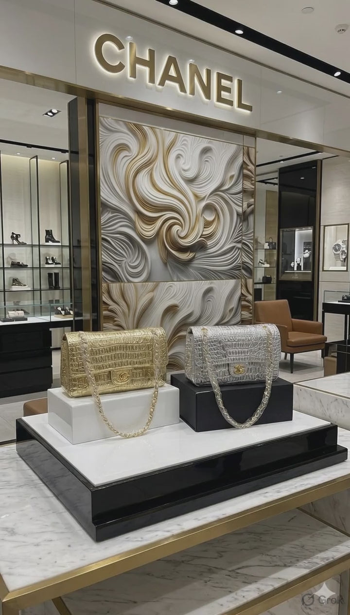 Load video: Luxury Top Notch Cha Croco Leather Bag – Made in France