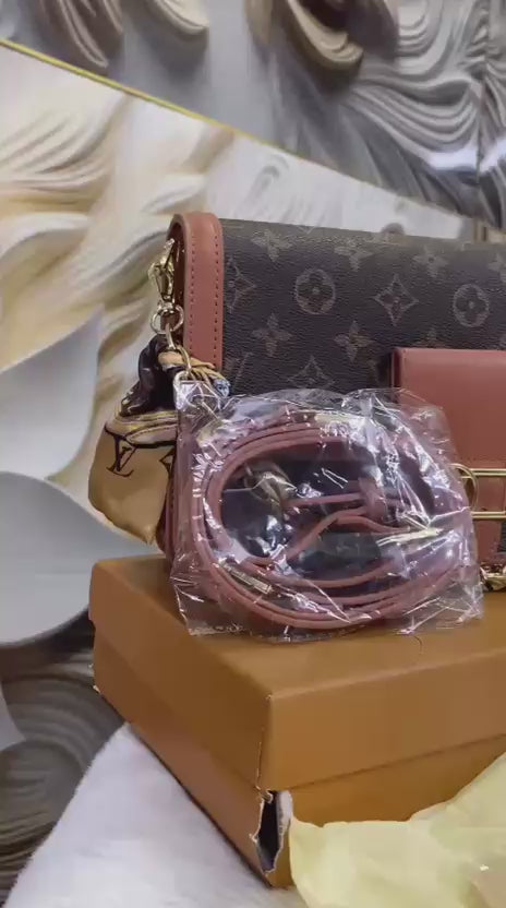Load video: Lou Sling Bag – Premium Designer Shoulder Bag