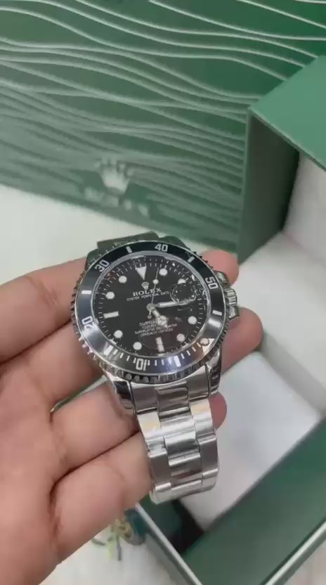 Load video: Rlx Automatic Watch for Men – Luxury Self-Winding Wrist Watch