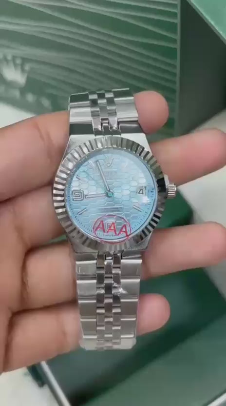 Load video: Rlx Automatic Watch for Women – Premium Luxury Wrist Watch