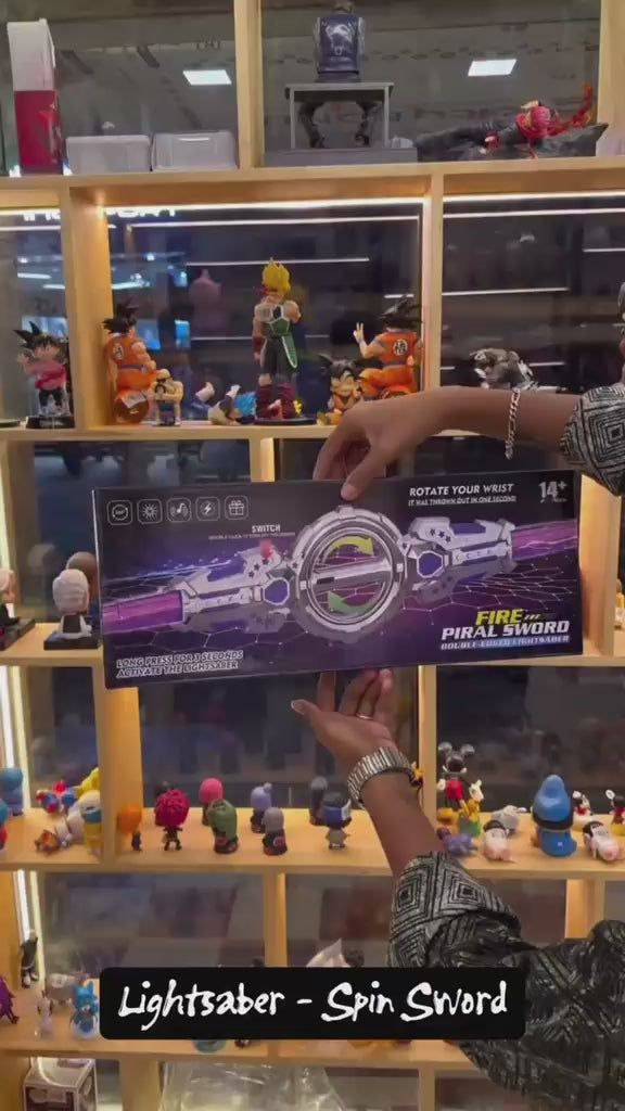 Load video: Light spinner toy  360 degrees for kids