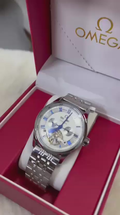 Load video: Omg Automatic Watch – Premium Luxury Timepiece